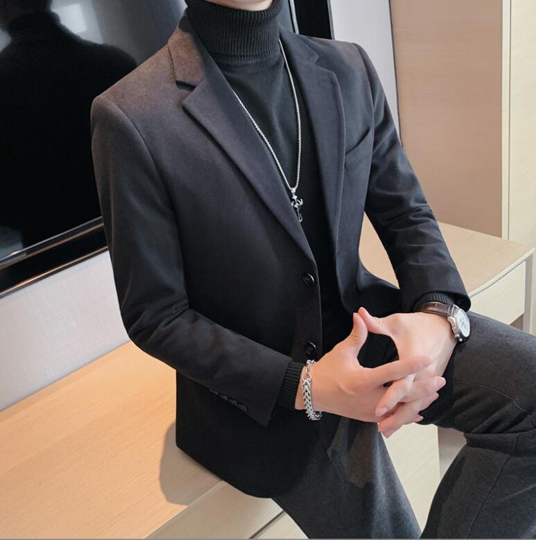 大きいサイズ スーツ テーラードジャケット メンズ アウター 秋冬服 ビジネスジャケット 細身 ブレザー カジュアルジャケット 大人 フォーマル 就活スーツ 結婚式 二次会 通勤 発表会 ビジネス 厚