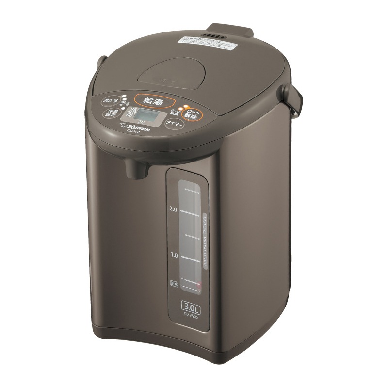 象印 CD-WZ30-TM マイコン沸とう電動ポット　3.0L　メタリックブラウン CDWZ30TM