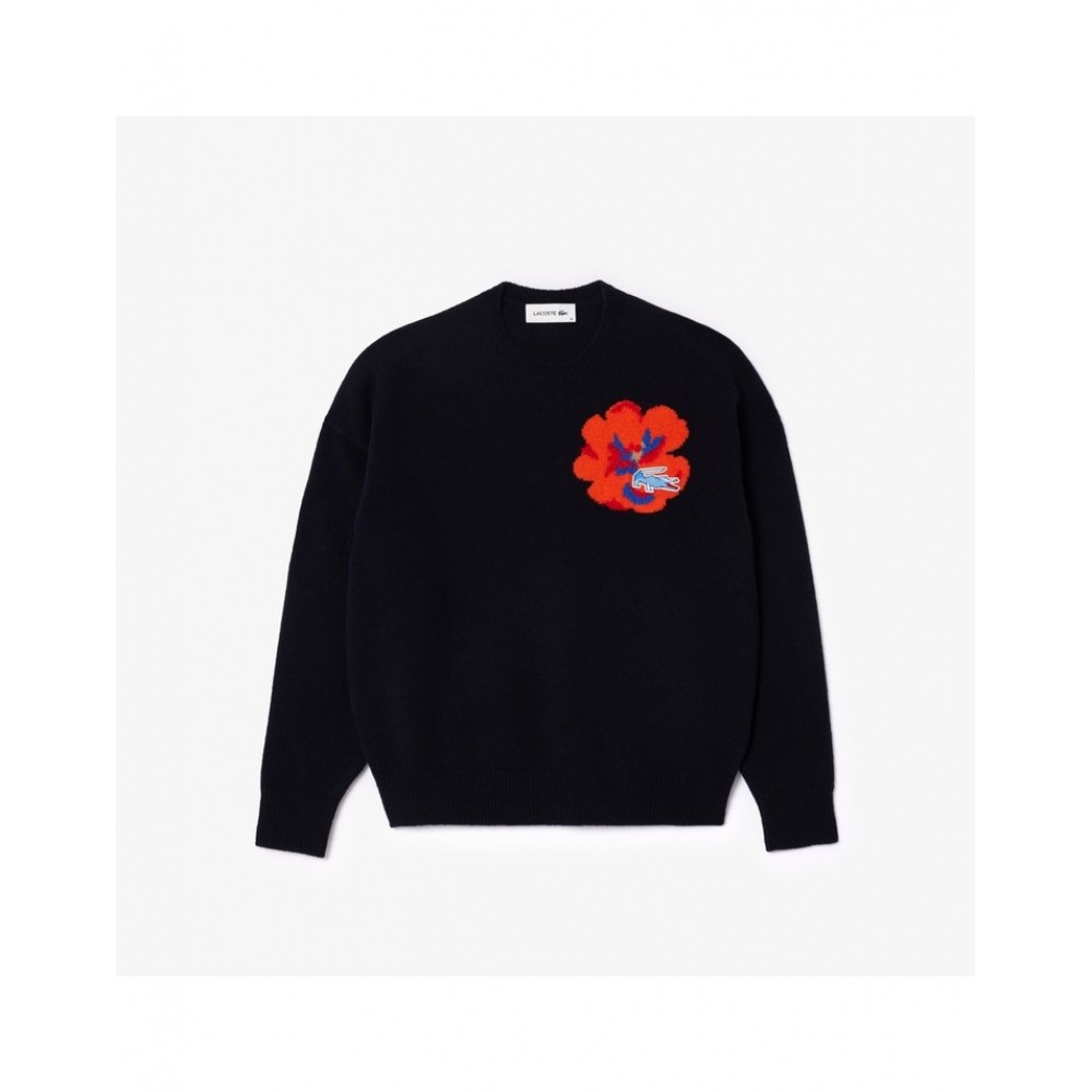 ラコステレディースフラワークロッククルーネックセーター AF7028-54N 166 21,089円