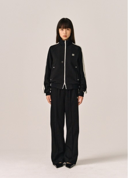 【SATUR】 (W) LAWTON ALL DAY TRACK PANTS : CAVIAR BLACK