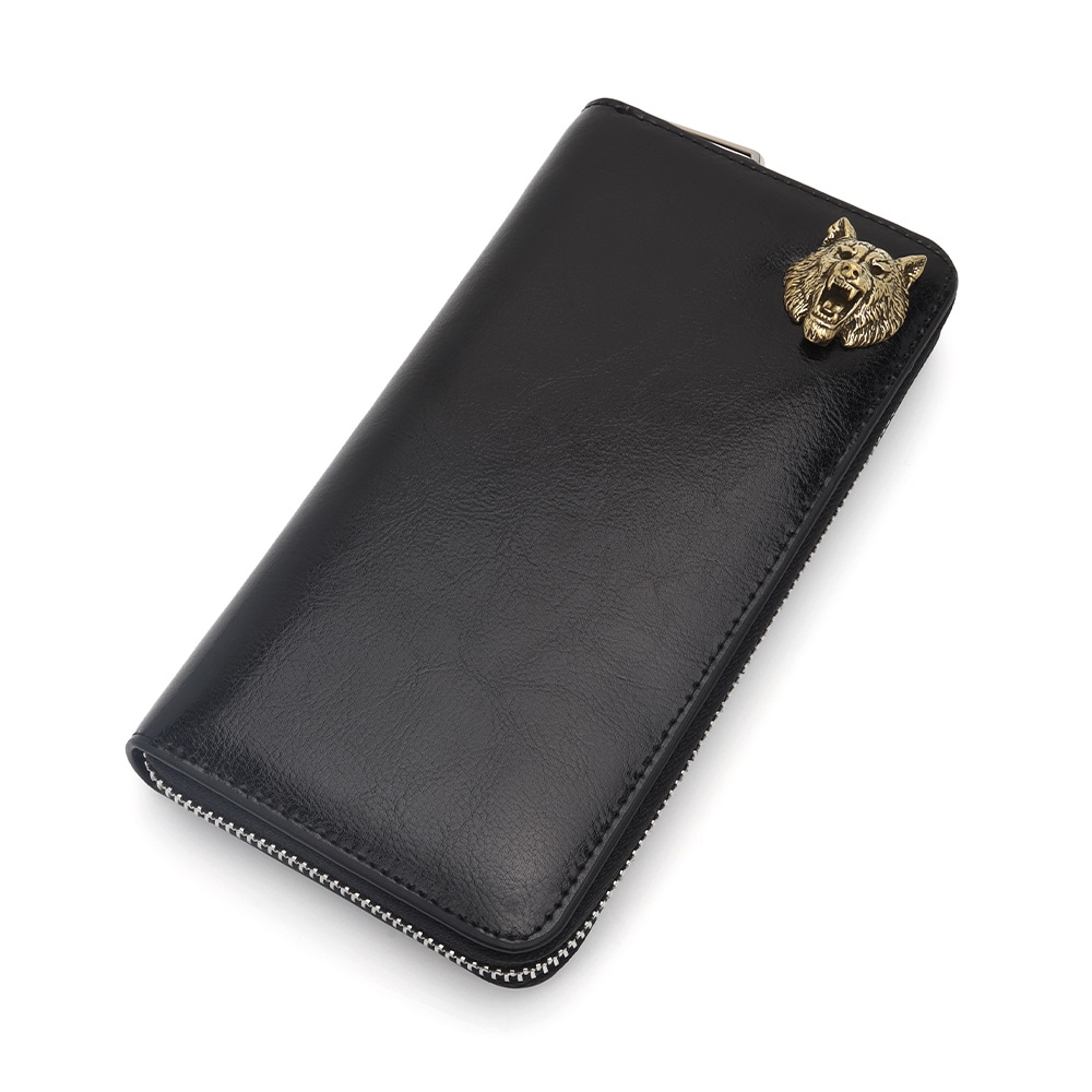 本革 長財布 ウルフコンチョ [l003]