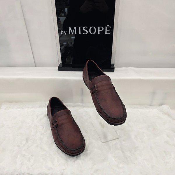 By 男性 カジュアル コンフォート ローファー 121HT837SS010 DBROWN 2 JJ