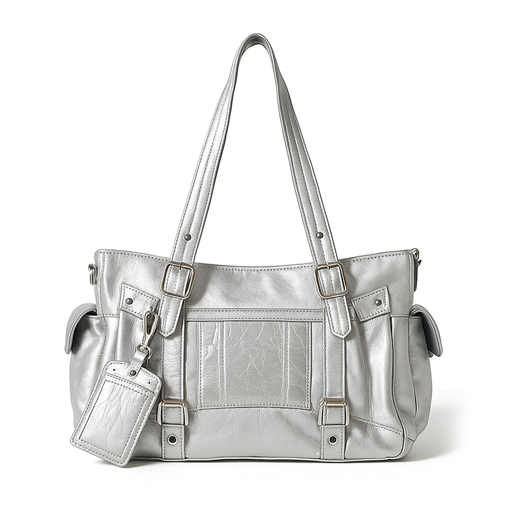 마틴 스퀘어백 벨트 투웨이 빅백 아이패드가방 보부상 숄더백 3color