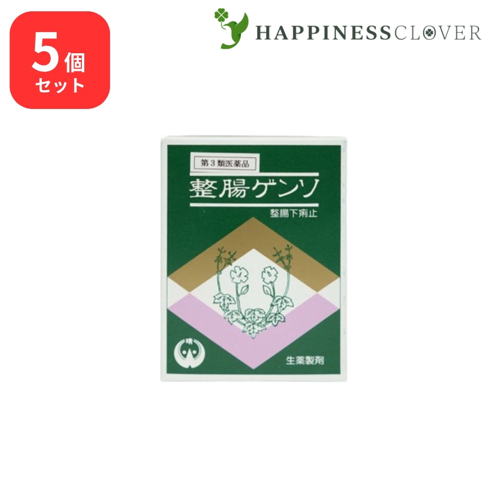 【5個セット】【第3類医薬品】整腸ゲンソ セイチョウゲンソ 30包 54g 渡部晴光堂 下痢 消化不良による下痢 食あたり はき下し 水あたり くだり腹 軟便