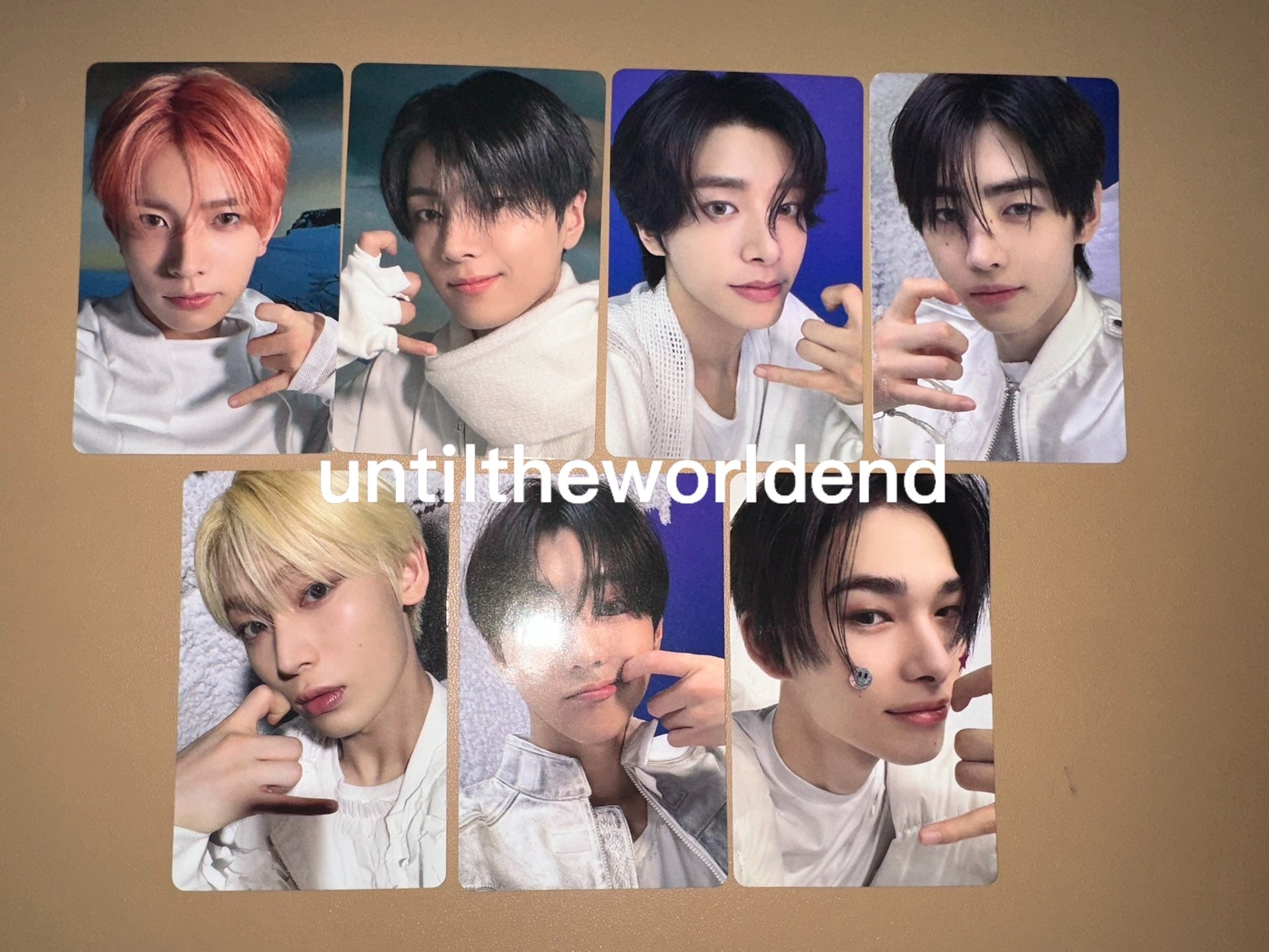 公式 ENHYPEN yzy yzy3.0 特典トレカ 幸運トレカ 公式グッズ 写真 全員7枚セット