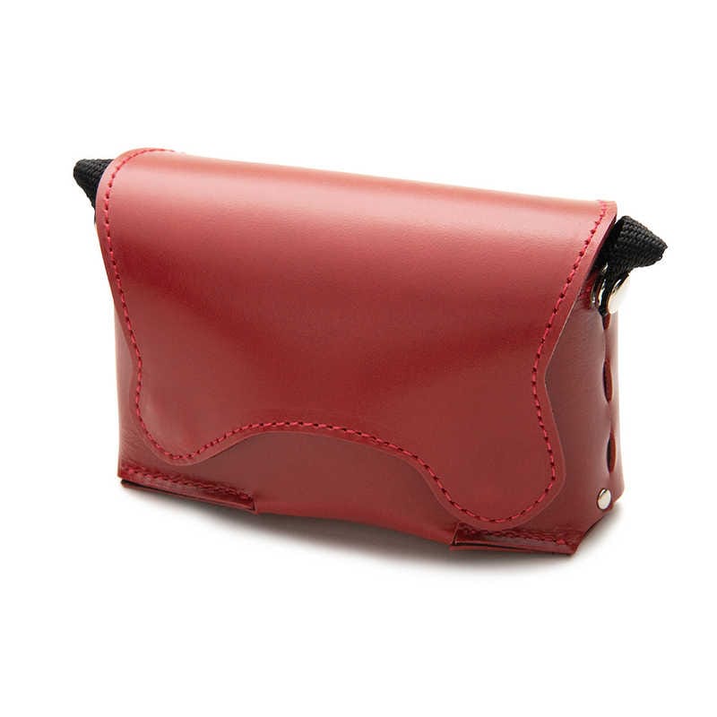 山田屋写真用品　レザーカメラケース　LCO-02-RD 赤