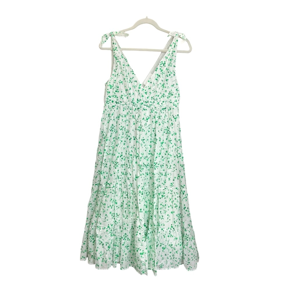 Merlette NYC マーレット ワンピース 3710300023 フラワープリント 花柄 ティアード アパレル スカート コットン ホワイト