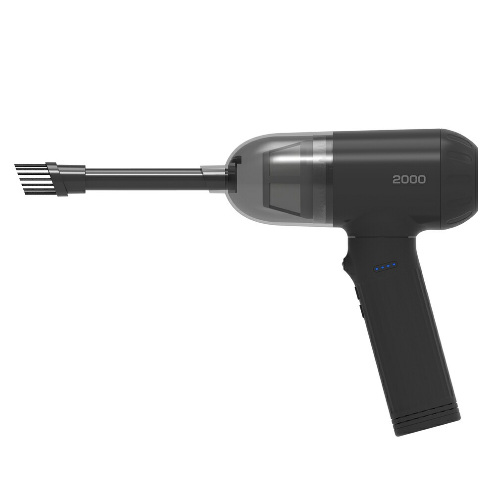 電動エアダスタークリーナー 充電式 強力 ブラック DAD-201BK