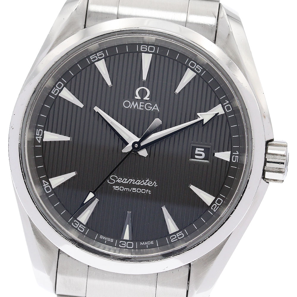オメガ OMEGA 231.10.39.61.06.001 シーマスター アクアテラ デイト クォーツ メンズ _931583【中古】