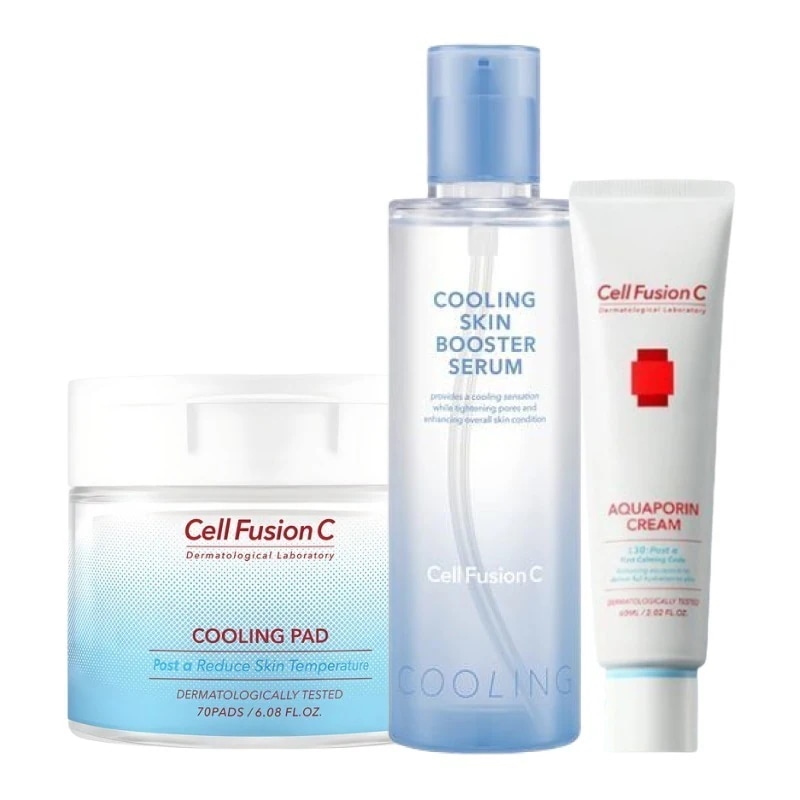 ポストアルファ 人気 3点 セット（クーリングパッド 70枚+ブースター セラム 150ml+クリーム 60ml）/ 韓国 人気 乾燥肌 敏感肌 ニキビ 跡 赤み 鎮静 スキンケアセット