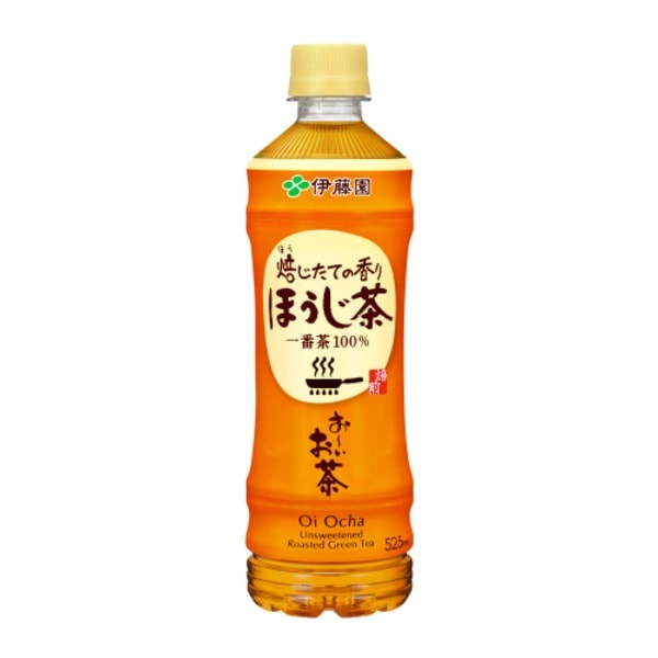 [ケース販売]伊藤園 PETおいお茶ほうじ茶525ml [x48本セット]