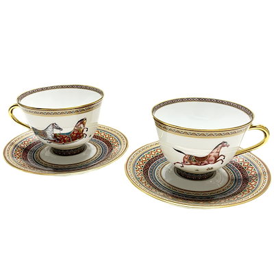 Qoo10] Hermes 食器 ペア 009883P CHEVAL