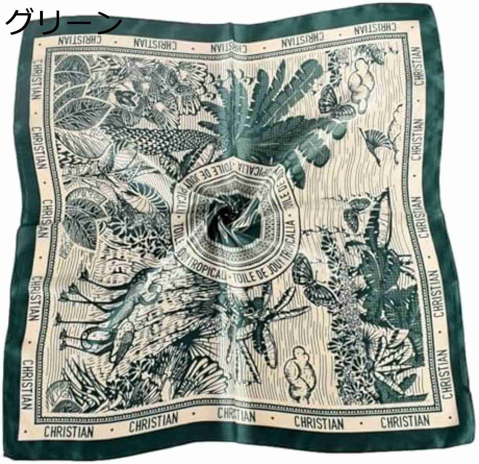 【20%OFFクーポン～】模造スカーフレディース屋外プリントネックヘア飾るヘッドバンドスカーフ屋外小さなハンカチ 5,592円