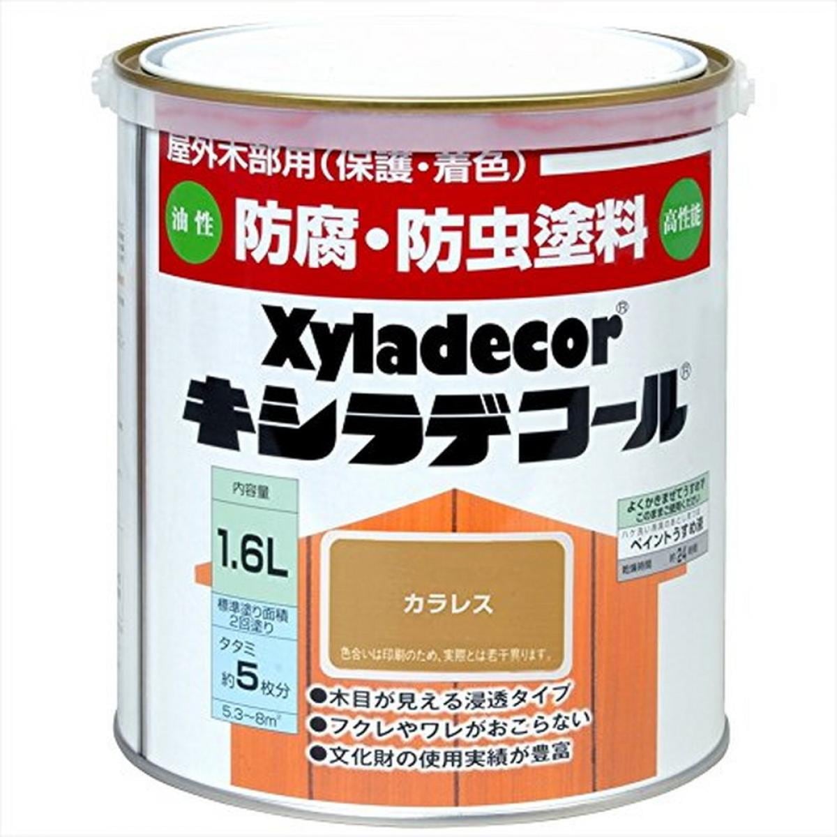 大阪ガスケミカル キシラデコール カラレス 1.6L 　油性 屋外用 防腐・防虫 塗料 補修用品 住宅資材
