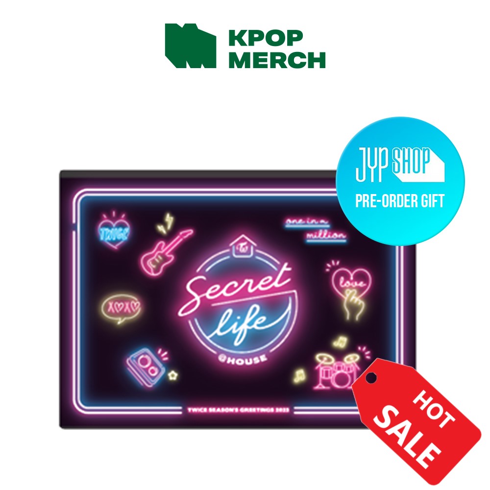 【!HOT SALE EVENT!】【JYP特典付き】TWICE - 2023 SEASONS GREETINGS SECRET LIFE @HOUSE