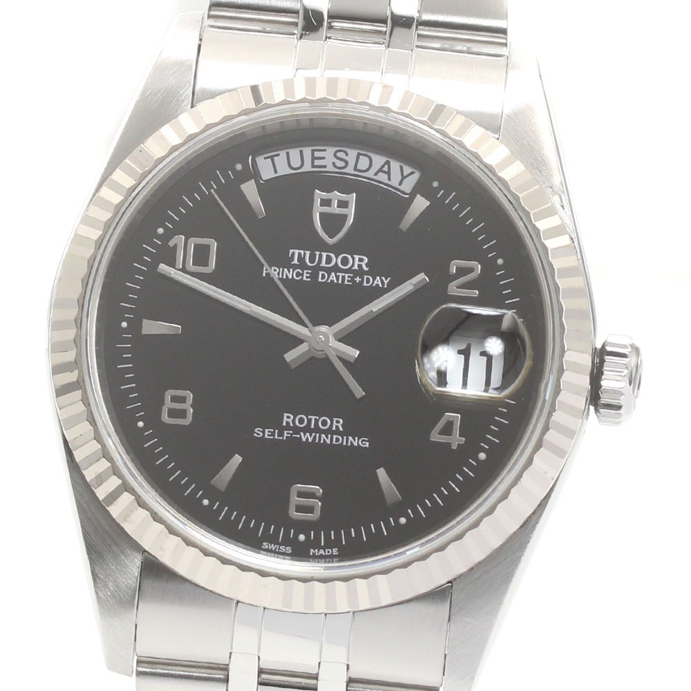 チュードル TUDOR 76214 プリンス デイトデイ WGベゼル 自動巻き メンズ _871459【中古】