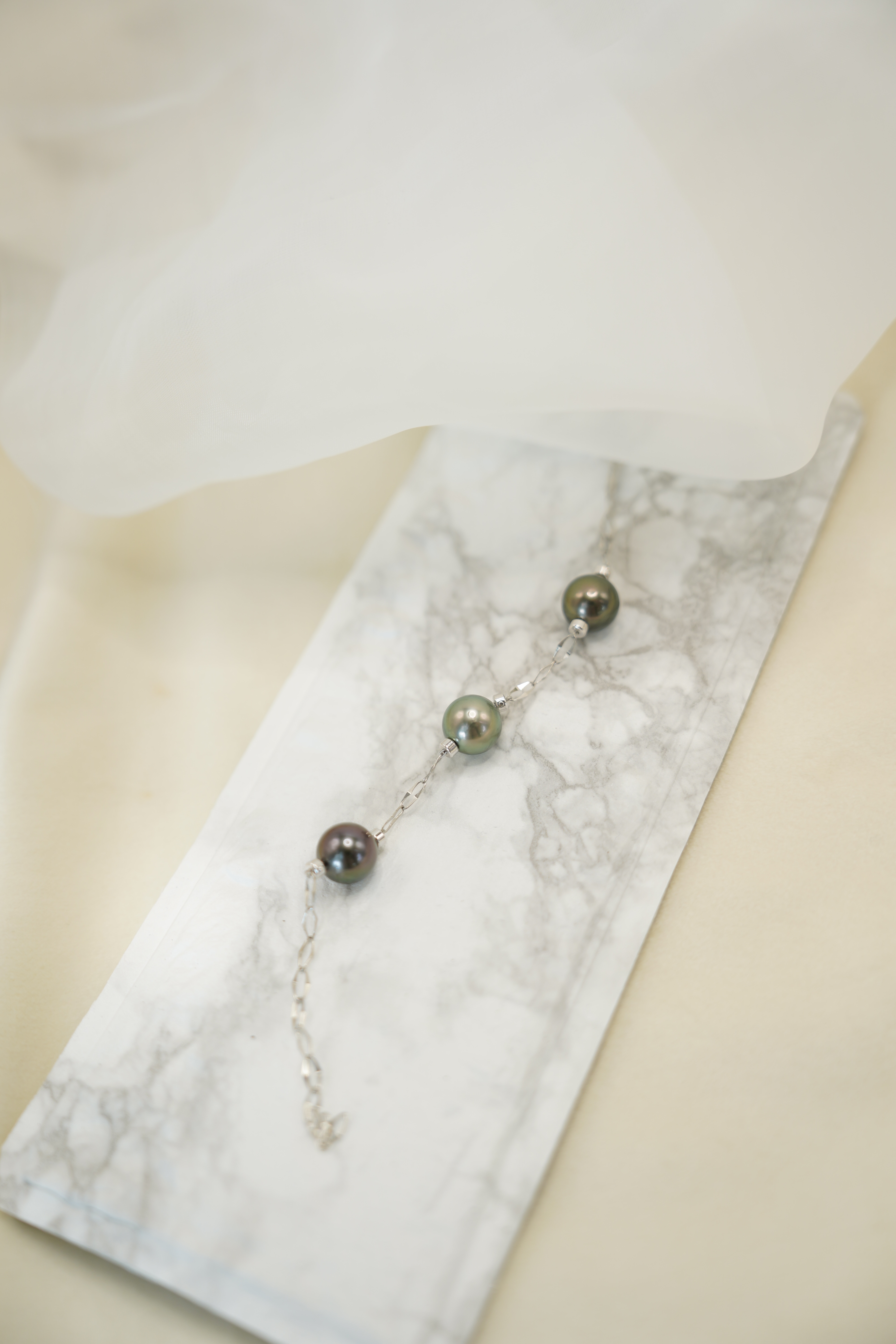 新品　PT850　黒蝶真珠ブレスレット　ブラックパール　タヒチ　10ミリ　高級　おしゃれ　【B4552307080006】