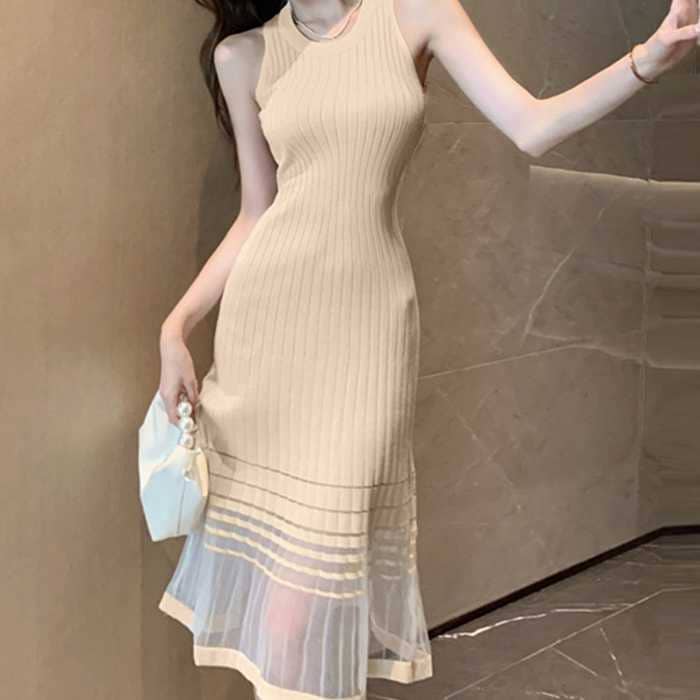 ニットワンピース レディース 春夏秋冬キレイめワンピース インナーワンピース今日は30パーセント 5,121円