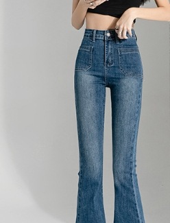 レディース トップス カットソー タイト 細身 ストリート デニム ブルーデニム きれいめ カジュアル かっこいい ラフ プレッピー カントリー アクティブ 無地 学生 学校 通学 部活 アウトドア