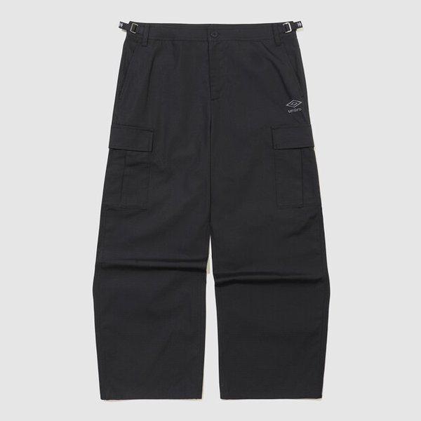 ワイドジョガー2WAYカーゴパンツ BLACK UR121CPT16 BLK0