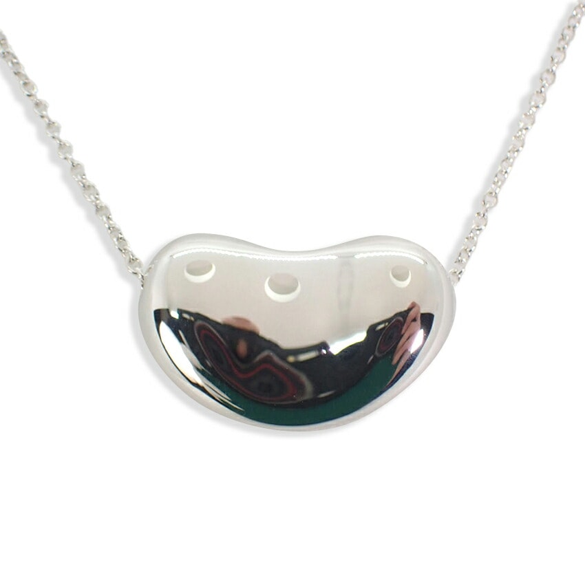 Tiffany & Co. ビーン型ペンダントネックレス TIFFANY/ティファニー 925 ビーン ペンダント/ネックレス[g324-51