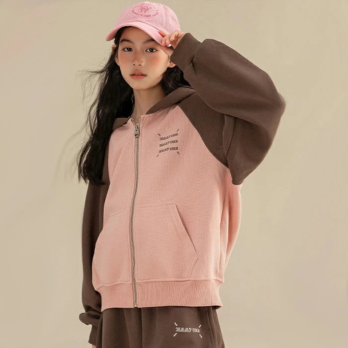 セットアップ キッズ 子供 春秋 スポーツウェア 上下2点セット パーカー 長袖ブラウス 長パンツ ロングパンツ スポーティ スウェット 女の子 森ガール 帽子付き 女性用 高校生 通園 通学 運動会