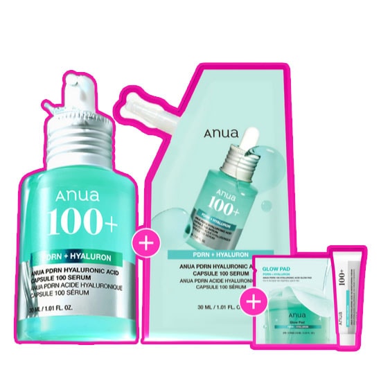 PDRN ヒアルロン酸 カプセルセラム 30ml + リフィル30ml + クリーム30ml + パッド2枚