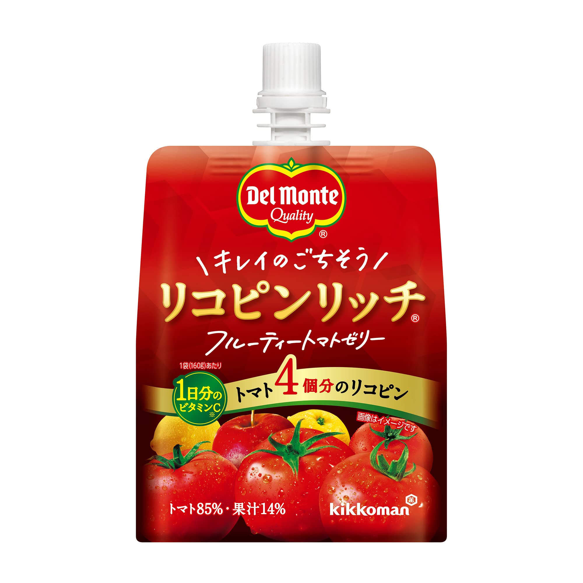 キッコーマン飲料(デルモンテ) デルモンテ リコピンリッチ フルーティートマトゼリー(ゼリー飲料) 160g×30個
