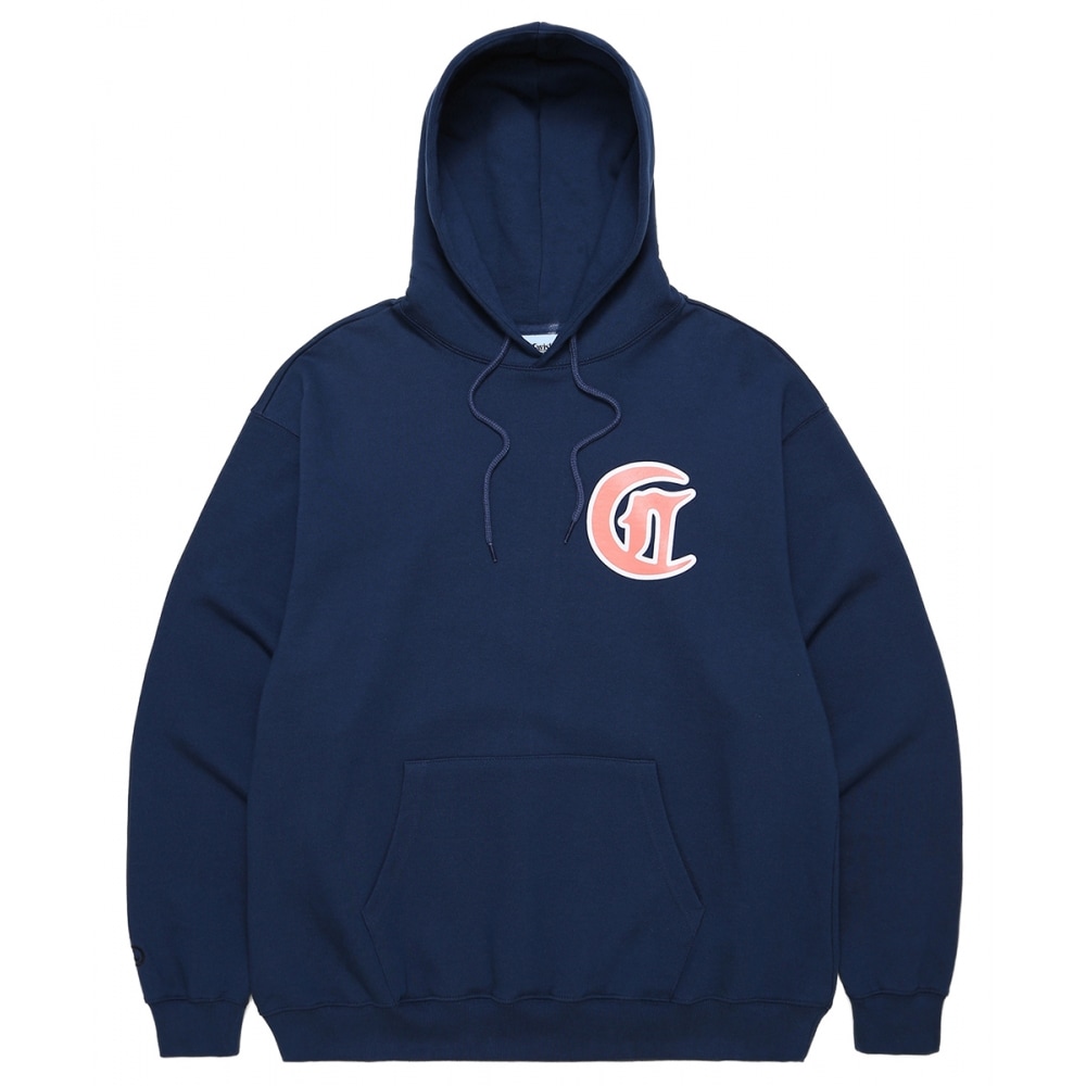 CAVISH GOTHIC C LOGO HOODIE NAVY(CV2CFUM406A)