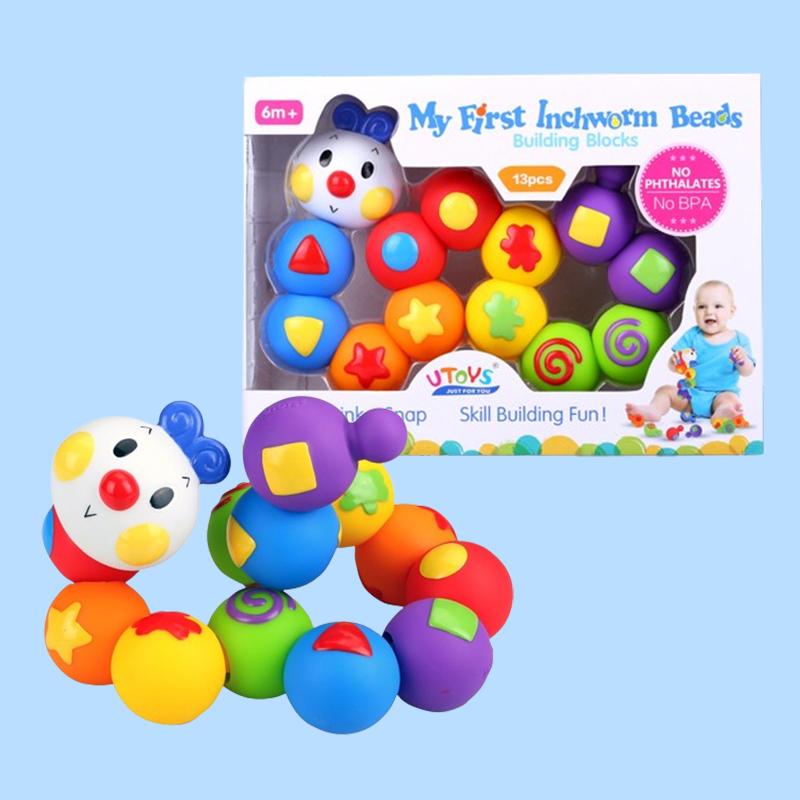 【急速出荷】最安値挑戦！赤ちゃん おもちゃ 知育玩具 0歳1歳 幼児 ベビー 誕生日 女の子 男の子 新生児 出産祝い 積み木 13pcs【限定SALE】