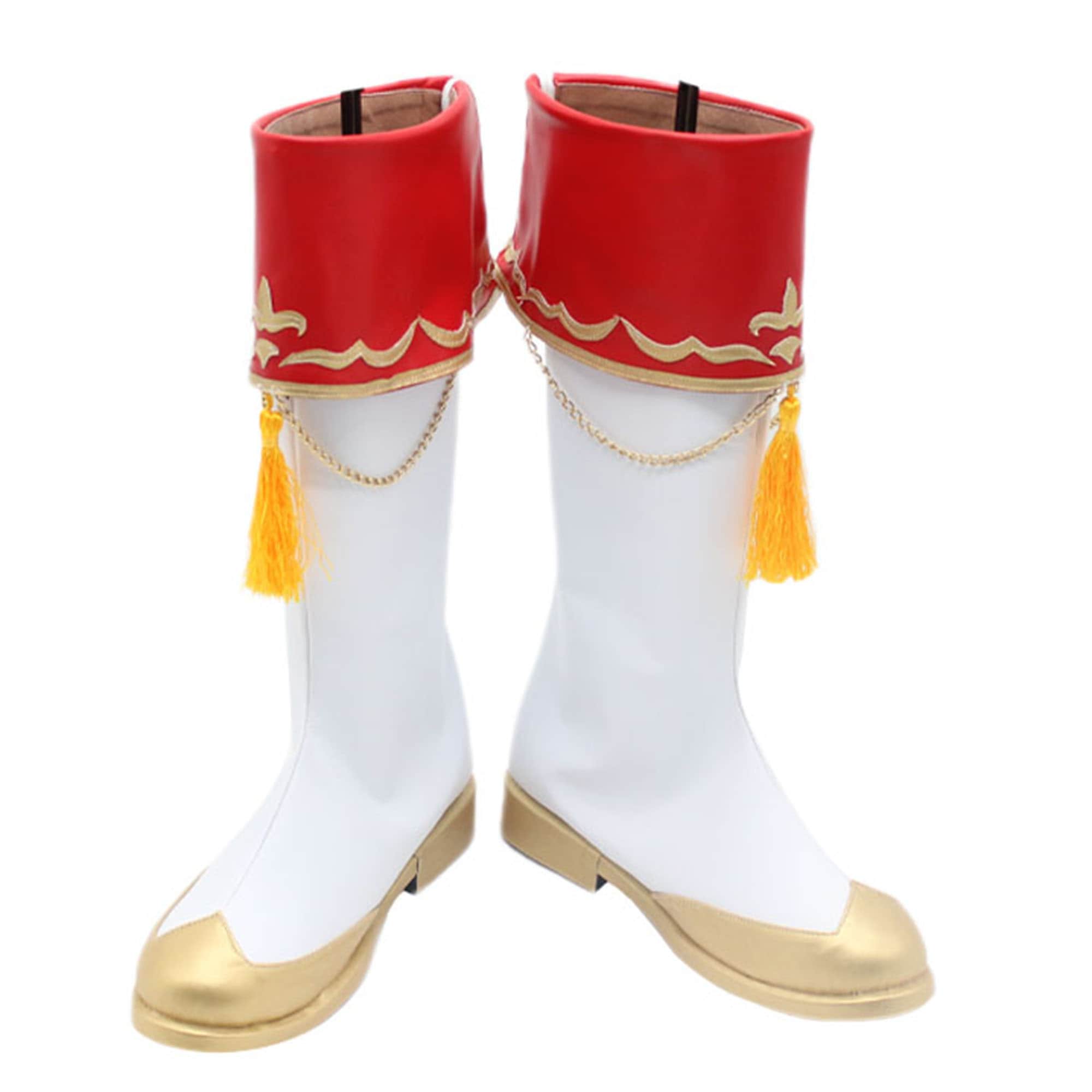 キタサンブラック 新衣装 結願のしまい華 ウマ娘 プリティーダービー 勝負服 コスプレ 靴 ブーツ コスプレ靴 コスプレブーツ カスタマイズ可能 1017015