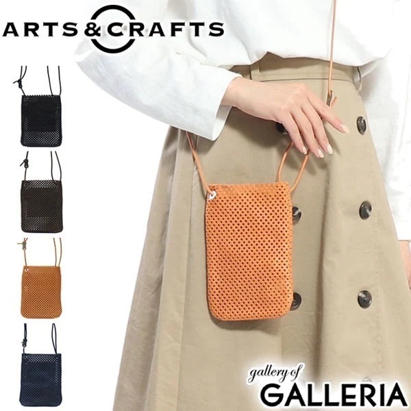 アーツアンドクラフツ ショルダーバッグ ARTSCRAFTS 斜めがけ PUNCHING FLAT SHOULDER S PUNCHING HORSE LEATHER 19SS 11,000円