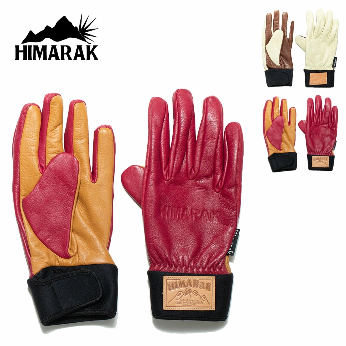ヒマラク グローブ HIMARAK OAK II GLOVE オークツー バックカントリー 保温 パウダー レザー 革 ユニセックス スノーボードグローブ スノーグローブ