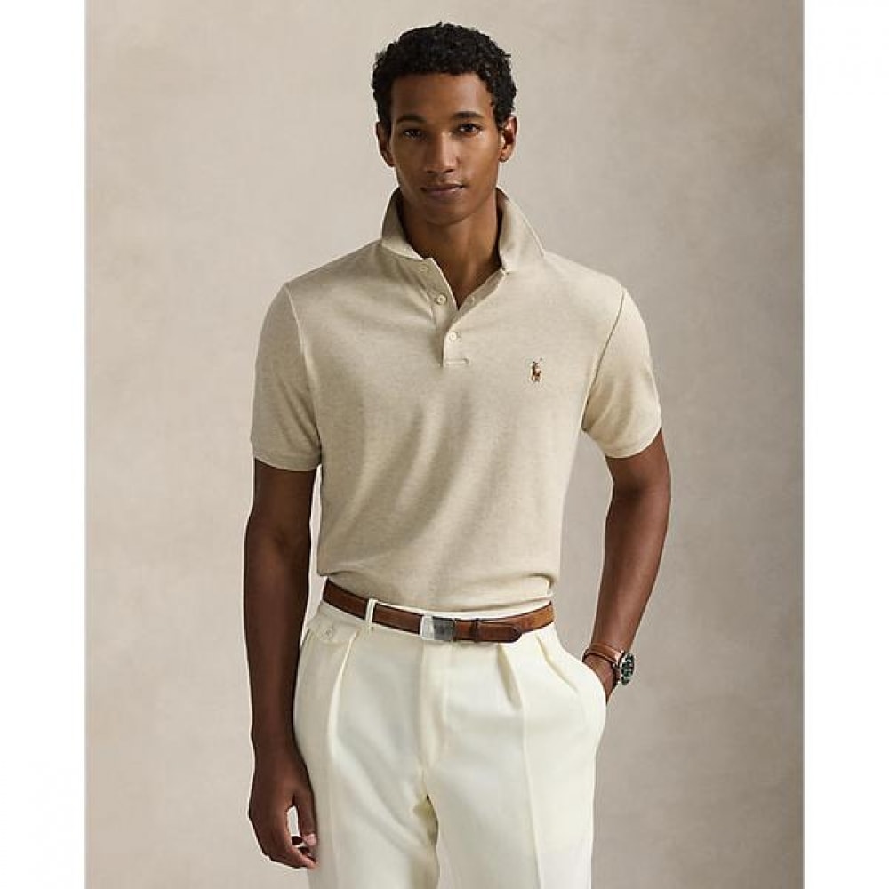 ポロラルフローレンメンズカスタムスリムフィットソフトコットンポロシャツ (MNPOKNI1N823326270)