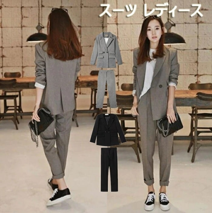 【最安値保証】即納 レディース 洗える パンツ ビジネス セレモニー レディース セットアップ 大きいサイズ フォーマル入学式 ママ 入園式 ママ 卒業式 ママ 新生活応援 黒 グレー S M