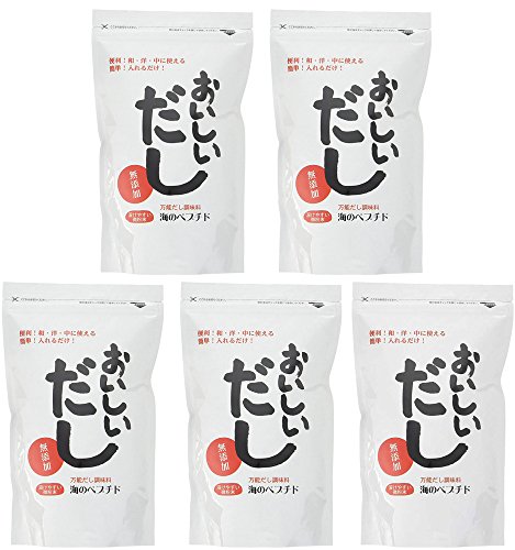 だし 無添加 料理出汁 食塩不使用 おいしいだし 海のペプチド 300g×5袋
