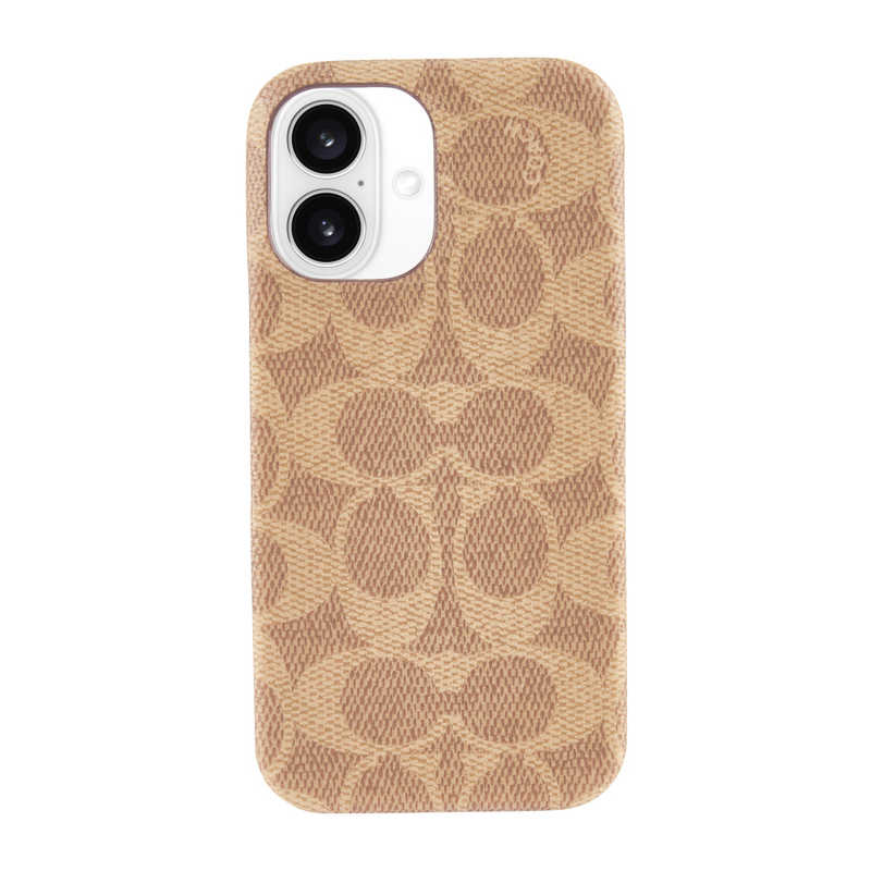 COACH　iPhone 16 Coach Slim Wrap Case - Signature Tan　CH054102