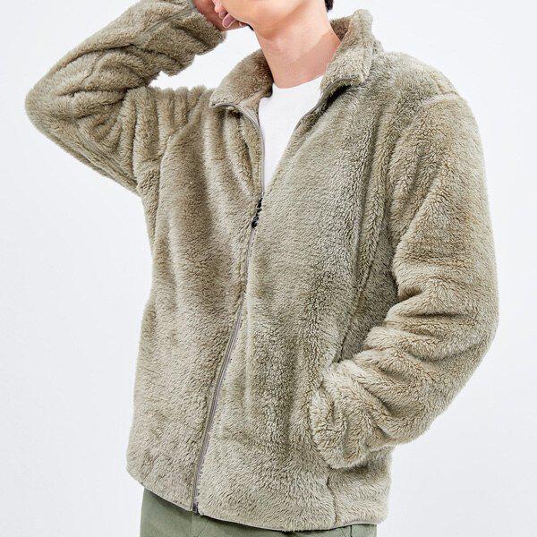 (KH)JK440Wボアフリースジャケット 冬 男女共用