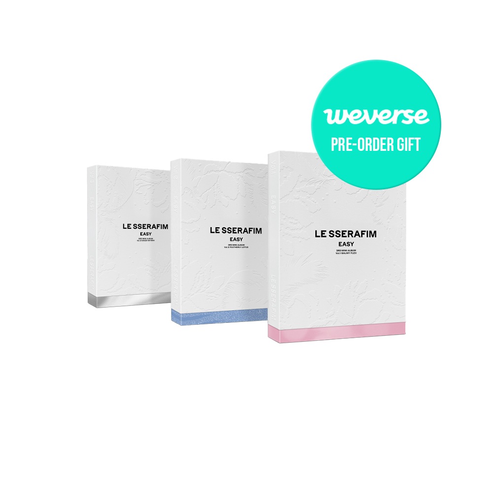 [3種セット] LE SSERAFIM - 3rd Mini Album EASY [2月19日発売]