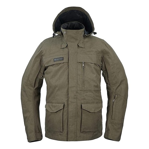 R&R デュアルテックストレックパーカー OV3 オリーブ/Lサイズ RR7249OV3