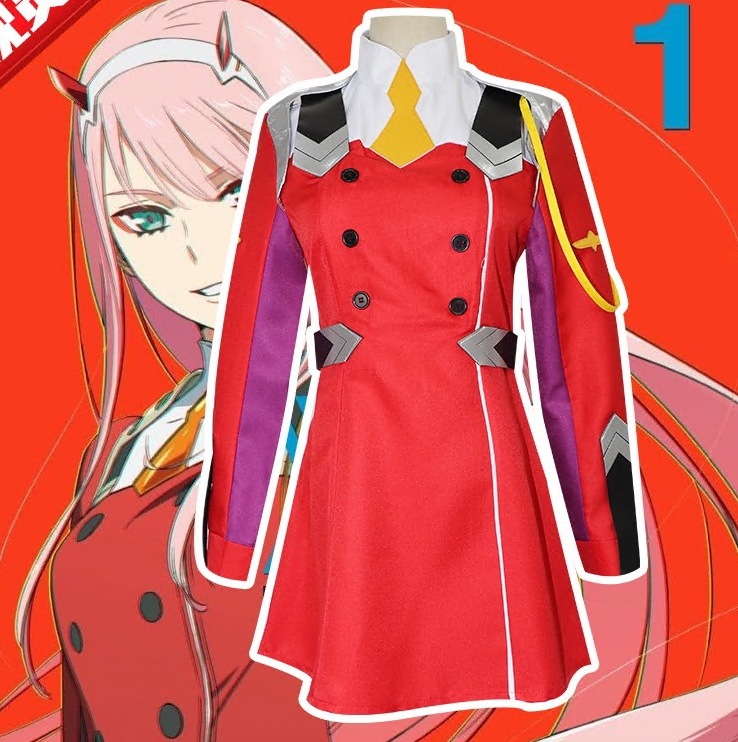 Darlinginthefranxx女主02cos服隊鶴望蘭コスプレ服