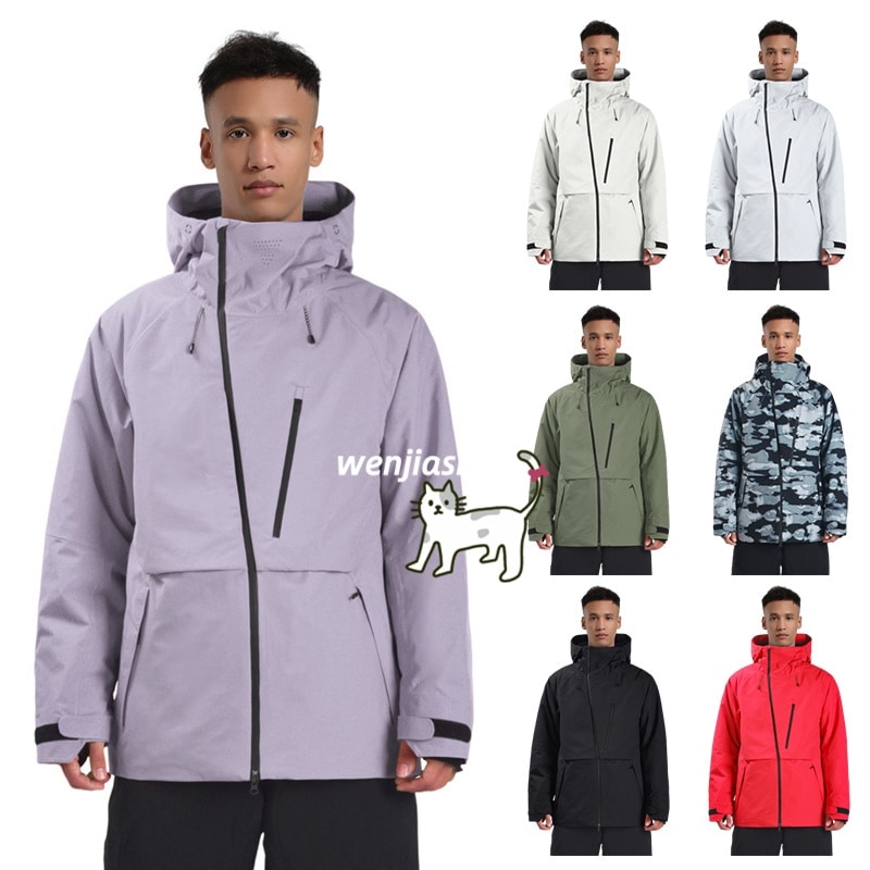 スノーボードウェア 2025 単品 トップス メンズ レディース アウター パーカー ジャケット 無地ゆったり ウィンタースポーツ 韓国風 防水防寒 スノーウェア スキーウェア スノボウェア