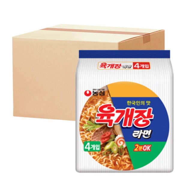 ユッケジャンラーメン 116g 4個入り X 8(ボックス)