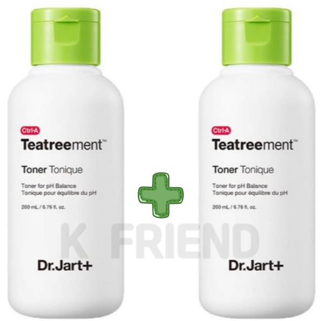 [1+1]コントロールエイティートリーメントトナー200ml x 2個 毛穴ケアトナー 赤みケアトナー 低刺激化粧水 皮脂バランス調整 オイルコントロール 肌荒れ防止 透明感アップ