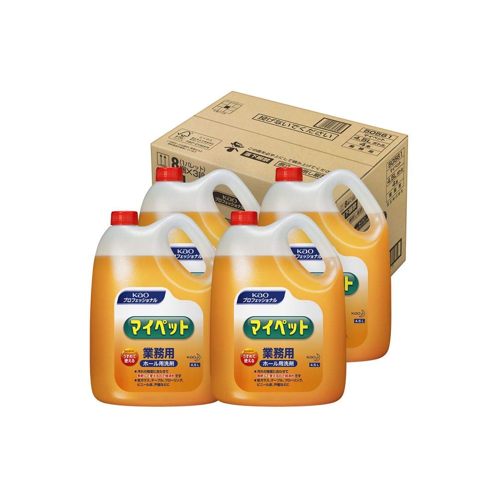 マイペット 【ケース販売 業務用 ホール用洗剤】 4.5L×4個(花王プロフェッショナルシリーズ)