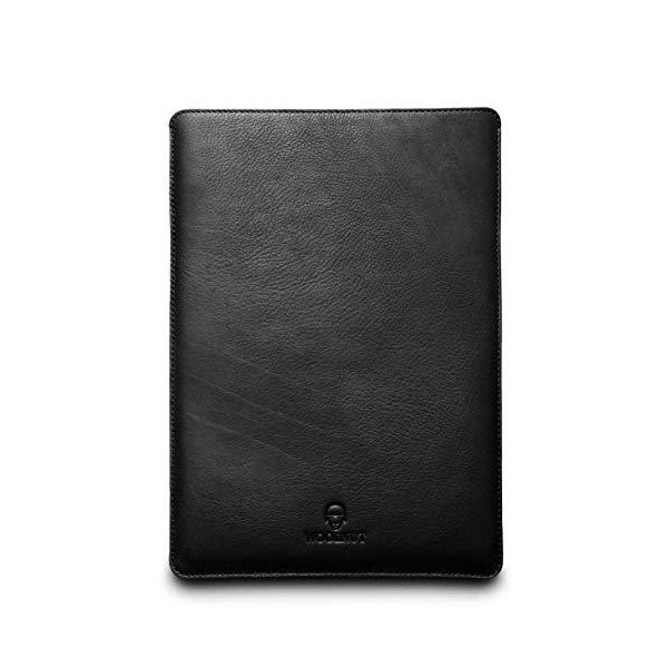 Woolnut Leather Sleeve Cover Case for MacBook Pro 16 inch - Black 並行輸入品