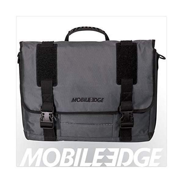 Mobile Edge Graphite Series Laptop Messenger, 17.3 Inch Premium Exterior Material, Dedicated Padded