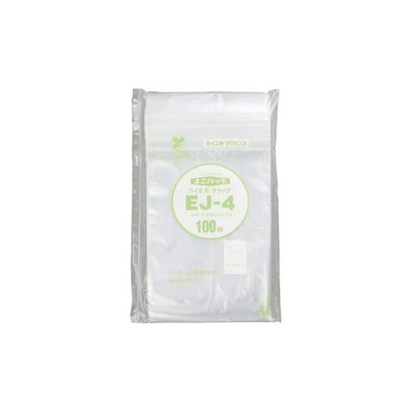 （まとめ）生産日本社 ユニパックバイオ EJ-4 100枚[x3セット]