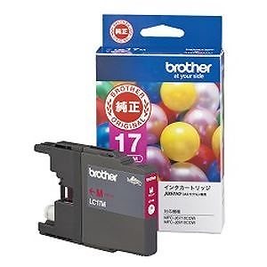 （まとめ買い）大容量インクカートリッジ（マゼンタ） LC17M 00010889 [x3]