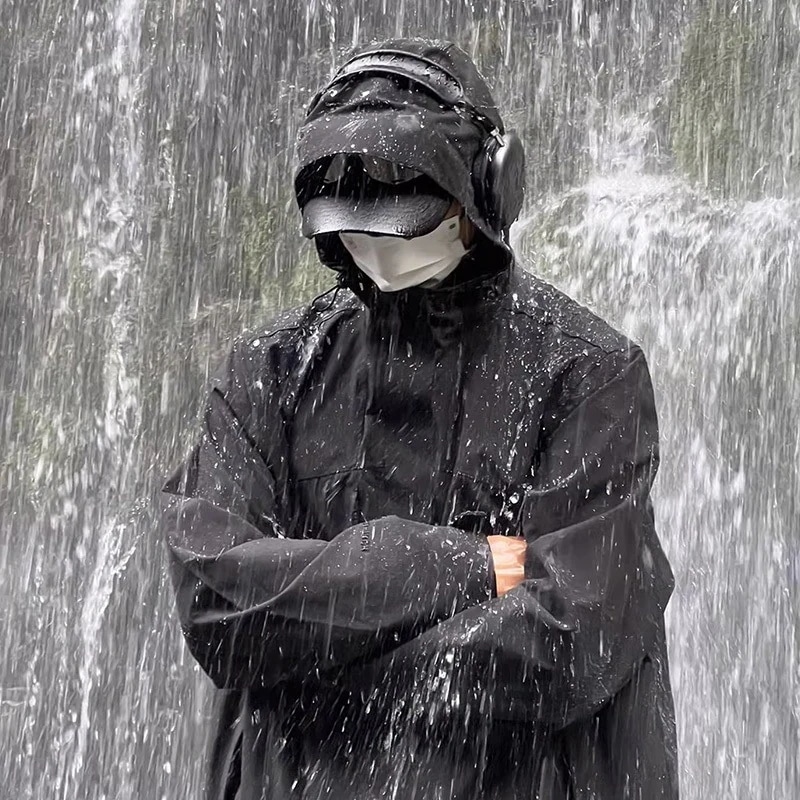 メンズ 春 3-in-1 ルーズフィット アウトドア ハイキング 防風 防水 ジャケット/アウター 日焼け防止